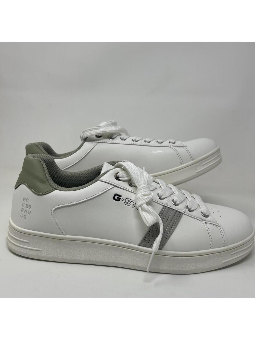 G-Star Raw Men's E89 GS Milk White Size 11 Brand New